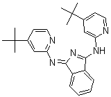 CAS 登录号：61702-08-7， N-[4-叔丁基-2-吡啶基]-1-[[4-叔丁基-2-吡啶基]亚氨基]-1H-异吲哚-3-胺