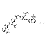 CAS#: 61725-04-0， Disodium 7,7'-{Carbonylbis[Imino(2-Acetamido-4,1-Phenylene)-2,1-Diazenediyl]}Di(1-Naphthalenesulfonate)
