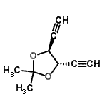 CAS 登录号：617704-38-8， (4S,5S)-4,5-二乙炔基-2,2-二甲基-1,3-二氧戊环