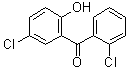 结构式 CAS# 61785-35-1, (5-氯-2-羟基苯基)(2-氯苯基)-甲酮
