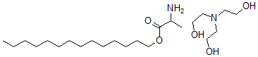 CAS 登录号：61791-98-8， N-十四烷基-beta-丙氨酸与 2,2',2''-次氮基三乙醇化合物 (1:1)