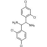 结构式 CAS# 618092-20-9, 1,2-二(2,4-二氯苯基)-1,2-乙二胺