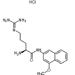 CAS#: 61876-75-3， N<Sup>5</Sup>-(Diaminomethylene)-N-(4-Methoxy-2-Naphthyl)-L-Ornithinamide Hydrochloride (1:1)