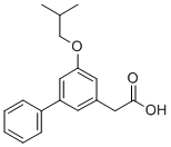 CAS#: 61888-58-2， 5-Isobutoxy-3-Biphenylacetic Acid