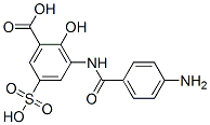 CAS#: 6201-80-5， 3-[(4-Aminobenzoyl)Amino]-5-Sulphosalicylic Acid