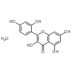 CAS#: 6202-27-3， 2-(2,4-Dihydroxyphenyl)-3,5,7-Trihydroxy-4H-Chromen-4-One Hydrate (1:1)
