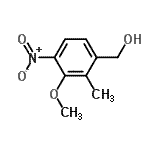 CAS#: 620604-55-9， (3-methoxy-2-methyl-4-nitro-phenyl)methanol