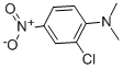 structure of CAS# 6213-19-0, 2-Chloro-N,N-Dimethyl-4-Nitroaniline;2-Chloro-N,N-Dimethyl-4-Nitro-Aniline;(2-Chloro-4-Nitro-Phenyl)-Dimethyl-Amine;Benzenamine, 2-Chloro-N,N-Dimethyl-4-Nitro-