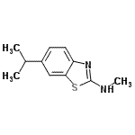 CAS#: 62194-26-7， 6-Isopropyl-N-Methyl-1,3-Benzothiazol-2-Amine