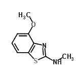 CAS#: 62194-30-3， 4-Methoxy-N-Methyl-1,3-Benzothiazol-2-Amine