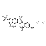 CAS#: 6222-42-0， Disodium 4-Amino-3-[(4-Amino-2-Nitrophenyl)Diazenyl]-5-Hydroxy-2,7-Naphthalenedisulfonate