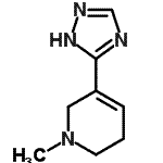 CAS#: 622403-85-4， 1-Methyl-5-(1H-1,2,4-triazol-5-yl)-1,2,3,6-tetrahydropyridine