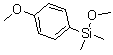 structure of CAS# 62244-48-8, 1-Methoxy-4-(Methoxydimethylsilyl)-Benzene;Methoxy-(4-Methoxyphenyl)-Dimethyl-Silane;Silane,Methoxy(4-Methoxyphenyl)Dimethyl-;Silane, Methoxy(4-Methoxyphenyl)Dimethyl-