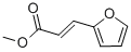 CAS 登录号：623-18-7， beta-(2-呋喃基)丙烯酸甲酯