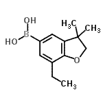 CAS#: 623175-86-0， (7-Ethyl-3,3-dimethyl-2,3-dihydro-1-benzofuran-5-yl)boronic acid