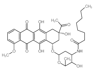 CAS 登录号:62327-70-2, N-辛酰柔红霉素