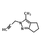 CAS#: 623571-91-5， 3-Methyl-2-(2-propyn-1-yl)-2,4,5,6-tetrahydrocyclopenta[c]pyrazole