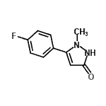 CAS#: 623577-33-3， 5-(4-Fluorophenyl)-1-methyl-1,2-dihydro-3H-pyrazol-3-one
