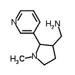 CAS#: 623579-03-3， 1-[1-Methyl-2-(3-pyridinyl)-3-pyrrolidinyl]methanamine