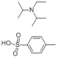 结构式 CAS# 62359-01-7, N,N-二异丙基乙胺对甲苯磺酸盐