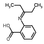CAS#: 623938-28-3， 2-(3-Pentanylideneamino)benzoic acid