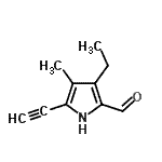 CAS#: 623945-15-3， 3-Ethyl-5-ethynyl-4-methyl-1H-pyrrole-2-carbaldehyde
