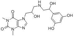 CAS#: 62401-99-4， 7-[3-[[2-(3,5-Dihydroxyphenyl)-2-Hydroxyethyl]Amino]-2-Hydroxypropyl]Theophyline