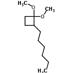 CAS#: 624733-45-5， 2-Hexyl-1,1-dimethoxycyclobutane