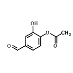 CAS#: 624743-20-0， 4-Formyl-2-hydroxyphenyl acetate