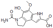 CAS#: 62497-62-5， 6-(Aminocarbonyl)-3,6,7,8-Tetrahydro-5-Hydroxy-4-Methoxybenzo[1,2-b:4,3-b']Dipyrrole-2-Carboxylic Acid