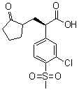 CAS#: 625113-52-2， (2R)-2-(3-chloro-4-methylsulfonyl-phenyl)-3-(2-oxocyclopentyl)propanoic acid