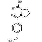 CAS#: 62522-92-3， 1-(4-Methoxybenzoyl)-L-Proline