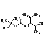 CAS#: 625839-47-6， 2-Methyl-2-propanyl (1-amino-1-imino-3-methyl-2-butanyl)carbamate