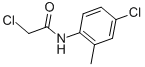 structure of CAS# 62593-77-5, N1-(4-Chloro-2-Methylphenyl)-2-Chloroacetamide;2-Chloro-N-(4-Chloro-2-Methyl-Phenyl)Acetamide;2-Chloro-N-(4-Chloro-2-Methyl-Phenyl)Ethanamide;St5194128