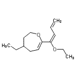 CAS 登录号：626233-25-8， 7-[(1E)-1-乙氧基-1,3-丁二烯-1-基]-4-乙基-2,3,4,5-四氢氧杂卓