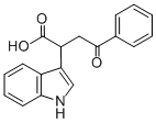 结构式 CAS# 6266-66-6, 2-吲哚-3-基-4-氧代-4-苯基丁酸