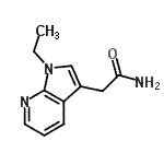 CAS#: 626604-79-3， 2-(1-Ethyl-1H-pyrrolo[2,3-b]pyridin-3-yl)acetamide