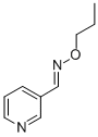 structure of CAS# 6267-23-8, Nicotinaldehyde O-Propyloxime;N-Propoxy-1-(3-Pyridyl)Methanimine;(E)-Propoxy-(3-Pyridylmethylene)Amine;Propoxy-(3-Pyridylmethylene)Amine