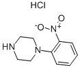 structure of CAS# 6270-12-8, 1-(2-Nitrophenyl)Piperazine Hydrochloride;Nsc33866
