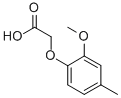 structure of CAS# 6270-23-1, (2-Methoxy-4-Methyl-Phenoxy)-Acetic Acid;2-(2-Methoxy-4-Methyl-Phenoxy)Acetate;2-(2-Methoxy-4-Methyl-Phenoxy)Ethanoate;Zinc01460021