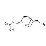 CAS#: 627086-77-5， {[(2S,4S,5R)-5-Ethyl-1-azabicyclo[2.2.2]oct-2-yl]methyl}carbamic acid