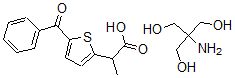CAS#: 62715-04-2， 2-Amino-2-(hydroxymethyl)propane-1,3-diol 2-(5-benzoylthiophen-2-yl)propanoic acid