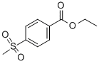 structure of CAS# 6274-54-0, 4-Methanesulfonyl-Benzoic Acid Ethyl Ester;4-Methylsulfonylbenzoic Acid Ethyl Ester;4-Mesylbenzoic Acid Ethyl Ester;Nsc37493