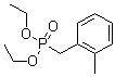 structure of CAS# 62778-16-9, P-[(2-Methylphenyl)Methyl]-Phosphonic Acid Diethyl Ester;1-(Diethoxyphosphorylmethyl)-2-Methyl-Benzene;Zinc02560578;Phosphonic Acid, ((2-Methylphenyl)Methyl)-, Diethyl Ester