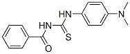 structure of CAS# 6281-64-7, 1-Benzoyl-3-[4-(Dimethylamino)Phenyl]Thiourea;N-[[(4-Dimethylaminophenyl)Amino]-Thioxomethyl]Benzamide;N-[(4-Dimethylaminophenyl)Thiocarbamoyl]Benzamide;Urea, 1-Benzoyl-3-[P-(Dimethylamino)Phenyl]-2-Thio-