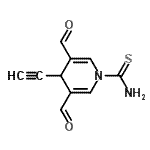 CAS#: 62827-27-4， 4-Ethynyl-3,5-Diformyl-1(4H)-Pyridinecarbothioamide