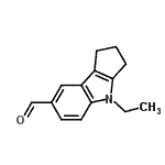 CAS#: 628294-82-6， 4-Ethyl-1,2,3,4-tetrahydrocyclopenta[b]indole-7-carbaldehyde
