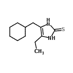 CAS#: 628319-02-8， 4-(Cyclohexylmethyl)-5-ethyl-1,3-dihydro-2H-imidazole-2-thione