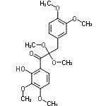 CAS#: 62849-15-4， 3-(3,4-Dimethoxyphenyl)-1-(2-Hydroxy-3,4-Dimethoxyphenyl)-2,2-Dimethoxy-1-Propanone