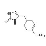 CAS#: 628730-57-4， 4-[(4-Ethyl-3-cyclohexen-1-yl)methyl]-1,3-dihydro-2H-imidazole-2-thione